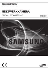 Samsung SNB-7000 Benutzerhandbuch