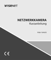 Wisenet PNM-7000VD Kurzanleitung