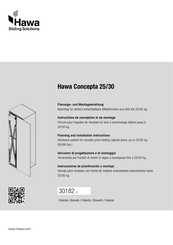HAWA Concepta 30 Planungs- Und Montageanleitung