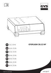 GYS GYSFLASH 30-12HF Bedienungsanleitung