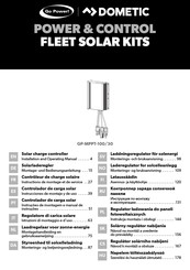 Dometic GP-MPPT-100/30 Montage- Und Bedienungsanleitung