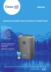 Clean Air Optima CA-605T Smart Gebrauchsanweisung