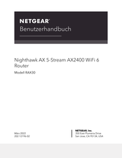 NETGEAR RAX30 Benutzerhandbuch