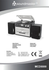 Wörlein SOUNDMASTER MCD5500 Bedienungsanleitung