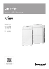 Fujitsu AIRSTAGE VRF VR-IV AJY 072GALBH Montage- Und Betriebsanleitung