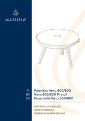 Masuria Nexo 800 Gebrauchsanweisung