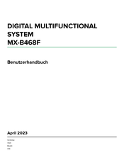 Sharp MX-B468F Benutzerhandbuch
