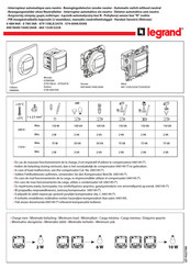Legrand 0 488 96A Bedienungsanleitung