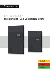 DFA LPS SAFEBOX II 230 Installation Und Betriebsanleitung