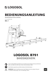 Logosol B751 Bedienungsanleitung