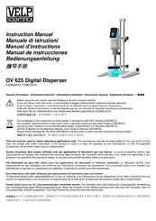 Velp Scientifica F20900470 Bedienungsanleitung