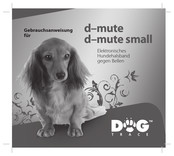 Dog trace d-mute small Gebrauchsanweisung
