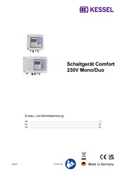 Kessel Aqualift Comfort 230V Duo Einbau- Und Betriebsanleitung