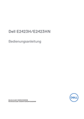 Dell E2423Ht Bedienungsanleitung
