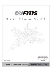 FMS Twin 70mm Su-27 Bedienungsanleitung