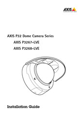 Axis P3268-LVE Installationsanleitung