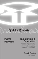 Rockford Fosgate Punch P6001bd Einbau Und Betrieb