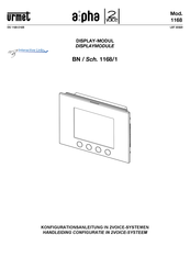 urmet alpha iPercom 1168/1 Konfigurationsanleitung