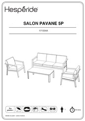 Hesperide SALON PAVANE 5P 171334A Bedienungsanleitung