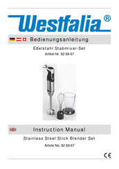 Westfalia 82 69 67 Bedienungsanleitung
