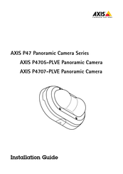 Axis P4705-PLVE Installationsanleitung