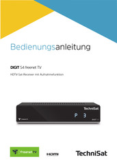 Technisat DIGIT S4 freenet TV Bedienungsanleitung