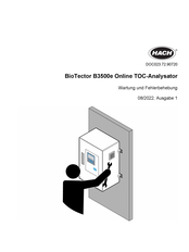 Hach BioTector B3500e Wartung Und Fehlerbehebung