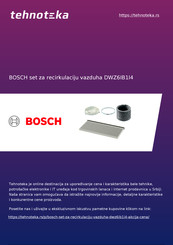 Bosch DWZ6IB1I4 Montageanleitung