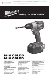 Milwaukee M18 CBLDD Originalbetriebsanleitung