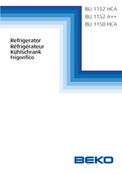 Beko BU 1152 A++ Bedienungsanleitung