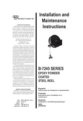 T&S RELIABILITY BUILT IN B-7245 Serie Bedienungs-, Installations- Und Wartungsanleitungen