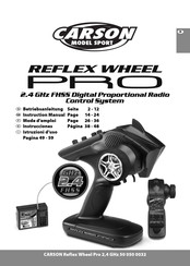 Carson Reflex Wheel Pro LCD Betriebsanleitung