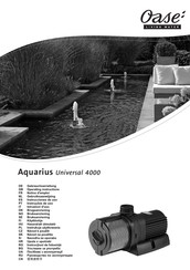 Oase Aquarius Universal 4000 Gebrauchsanleitung
