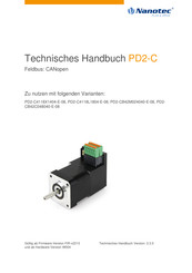 Nanotec PD2-C Technisches Handbuch