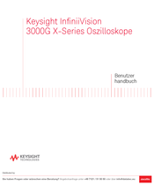 Keysight Technologies InfiniiVision MSOX3054G Benutzerhandbuch