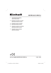 EINHELL 3404855 Originalbetriebsanleitung