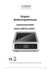 CASO DESIGN Gastro 3500 Eco Original Bedienungsanleitung