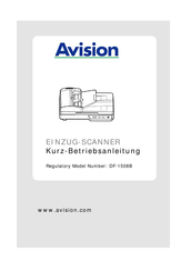 Avision AD120S Kurz- Betriebsanleitung