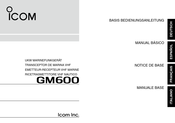 Icom PACK-GM600 12V Basis Bedienungsanleitung