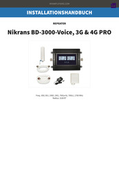 Nikrans BD-3000-Voice Installationshandbuch