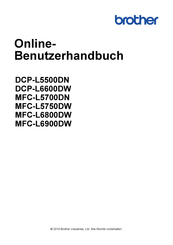 Brother MFC-L6900DW Online Benutzerhandbuch