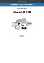 Nikrans LCD-300L Installationshandbuch