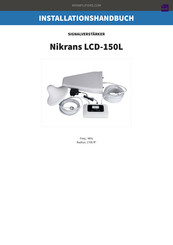 Nikrans LCD-150L Installationshandbuch