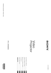 Sony VPL-XW7000ES Kurzreferenz