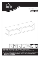 HOMCOM 833-953 Bedienungsanleitung