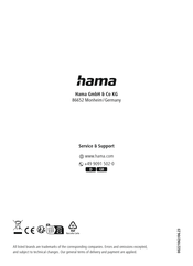 Hama 00221062 Bedienungsanleitung