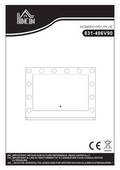 HOMCOM 831-496V90 Bedienungsanleitung
