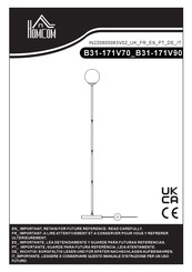 HOMCOM B31-171V70 Bedienungsanleitung