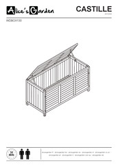 Alice's Garden CASTILLE WDBOX130 Bedienungsanleitung