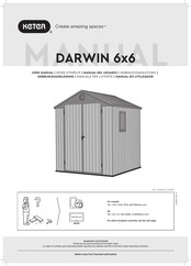 Keter DARWIN 6x6 Gebrauchsanleitung